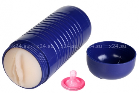 Мастурбатор в пластиковом футляре PLAYPAL Power Pussy