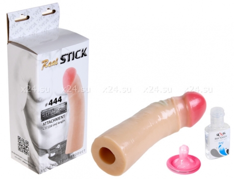 Насадка для точки G для страпон-трусиков Real Stick 444