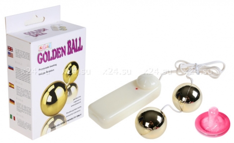 Золотые шарики с вибрацией Golden Ball