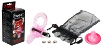 Эрекционное виброкольцо для стимуляции клитора Sweet Vibrating Ring