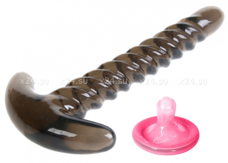 Спиралевидный стимулятор ануса в виде якоря Soft Twist