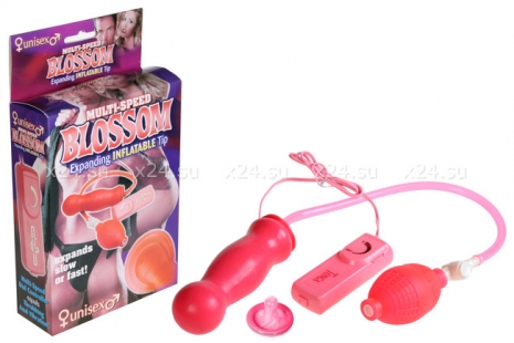 Анальный стимулятор с надувной головкой Blossom Expanding Inflatable Tip