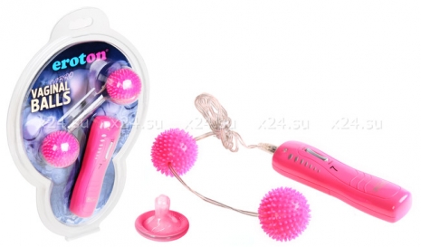 Вибро-шарики с шипами Vaginal Balls (7 режимов)