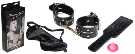 Кожаный набор для игр Fantasy Bondage Kit