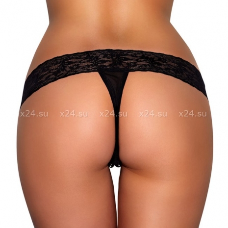Кружевные стимулирующие стринги SM