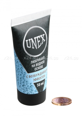 Возбуждающий лубрикант UNEX на водной основе (50 мл)