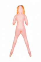 Большегрудая рыжая школьница с реалистичной вагиной Dolls X (3 отверстия)