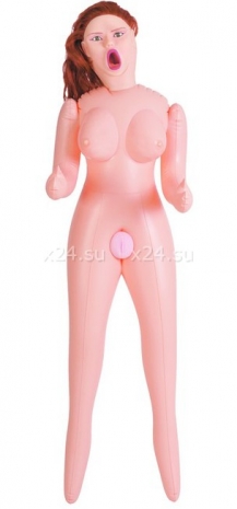 Большегрудая брюнетка с реалистичной вагиной Dolls X (3 отверстия)