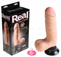 Реалистичный вибратор на мощной присоске Real Feel 4