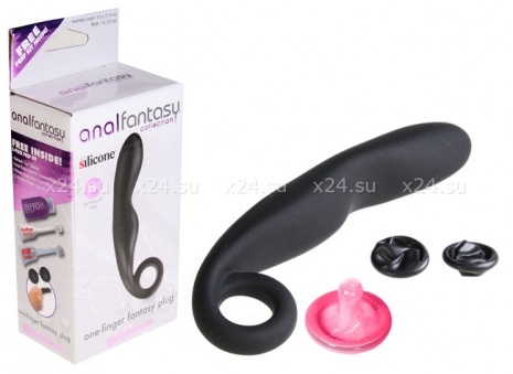 Силиконовый стимулятор ануса One-Finger Fantasy Plug