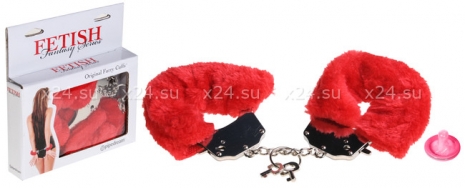 Металлические наручники с мехом Original Furry Cuffs