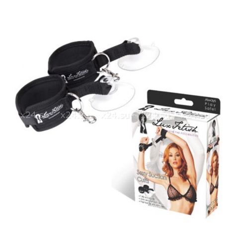 Фиксаторы на запастья с присосками для стены 2 Suction Cuffa Set