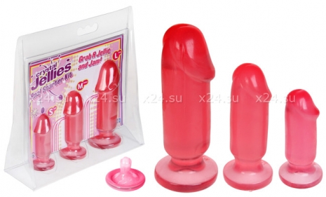 Набор гибких анальных пробок-фаллосов на присоске Anal Starter Kit