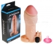 Удлиняющая насадка с вибрацией и с креплением на мошонке Vibrating Real Feel 2'' Extension0