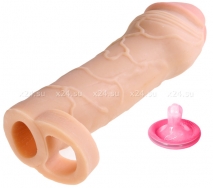 Удлиняющая и расширяющая насадка на пенис Perfect 1'' Extension with Ball Strap
