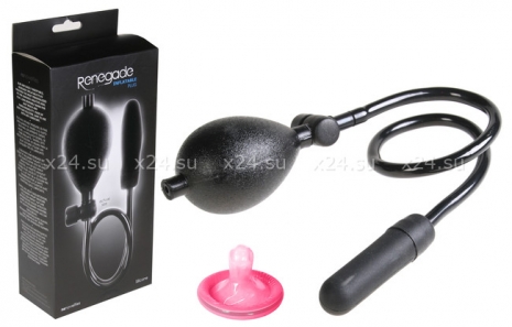 Небольшой анальный стимулятор-расширитель Renegade Inflatable Plug