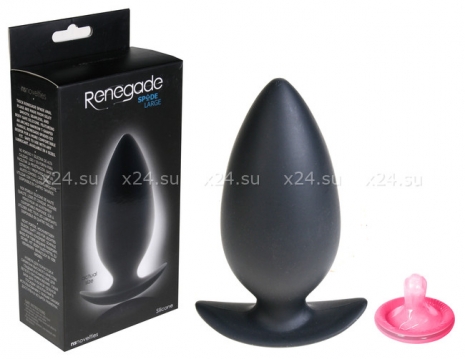 Большая анальная пробка для ношения Renegade Spade Large