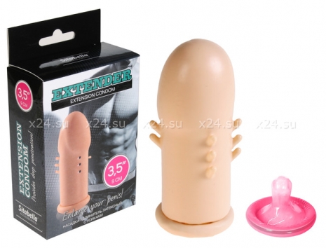 Удлиняющая и стимулирующая насадка на пенис Extender