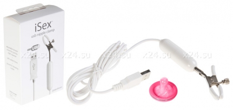 Зажим для сосков с USB адаптером USB Nipple Clamp