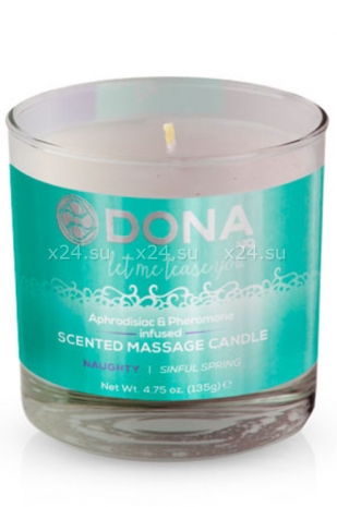 Массажная свеча Dona Scented Massage Candle Naughty Aroma Sinful Spring