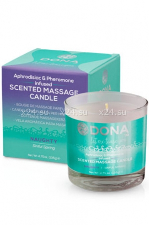 Массажная свеча Dona Scented Massage Candle Naughty Aroma Sinful Spring