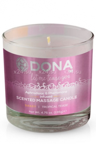 Массажная свеча Dona Scented Massage Candle Sassy Aroma Tropical Tease
