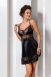 Пеньюар с прозрачными вставками Perle Chemise SM0