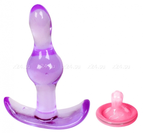 Небольшая анальная гибкая пробка для ношения Jelly Rancher Wave T-Plug