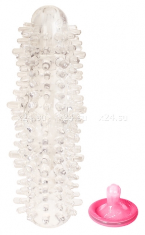 Стимулирующая и удлиняющая насадка на пенис или вибратор Adjustable Extension