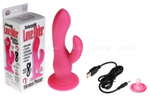 Перезаряжаемый вибратор (насадка для страпон-трусиков) Wireless Pleaser (7 режимов)