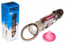 Стимулирующая насадка на пенис с внутренней вибрацией Men Extension
