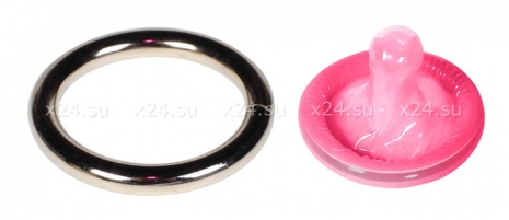 Стальное эрекционное кольцо Steel Cock Ring 1,3''