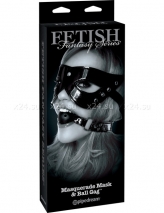 Лакированный комплект Masquerade Mask & Ball Gag