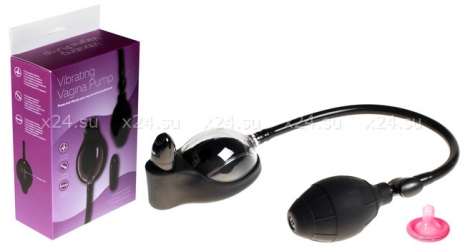 Вагинальная помпа с вибрацией Vibrating Vagina Pump (7 режимов)