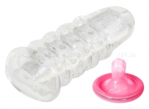 Стимулирующая насадка на пенис и мастурбатор (2 в 1) Universal Stimulator