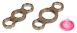 Набор эрекционных колец Stretchable Cock Ring Set0