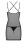 Черная сорочка с кружевным верхом Intensa Chemise SM