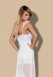 Белоснежная комбинация с прозрачной длинной юбкой Feelia Gown SM1