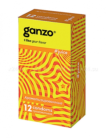 Презервативы GANZO JUICE No12 Ароматизированные