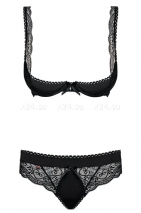 Эротичный комплект белья с ажурными вставками Miamor Set SM