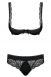 Эротичный комплект белья с ажурными вставками Miamor Set LXL5