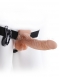 Фаллопротез с вибрацией 7'' Vibrating Hollow Strap-On with Balls0