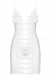 Белая эротичная сорочка со стрингами Bride Chemise SM2