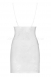 Белая эротичная сорочка со стрингами Bride Chemise SM3