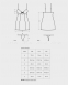 Синяя сорочка с кружевом на косточках Auroria Chemise SM5