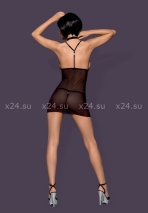 Комплект из 3-х предметов (сорочка, чокер, стринги) Cocardina Chemise LXL