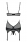 Черное ками кружевное Picantina Corset LXL