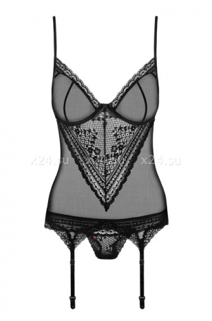Черное ками кружевное Picantina Corset XXL