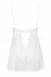 Белая прозрачная сорочка на косточках Favoritta Babydoll SM5