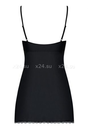 Черная комбинация на косточках Blackardi Babydoll SM